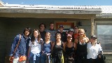 Colorado College Volunteers Refinishing the Spruce House 2016 - Mark Jacobi